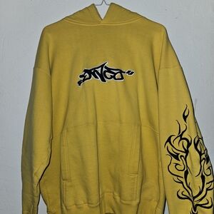 JNCO Yellow Hoodie Sweatshirt